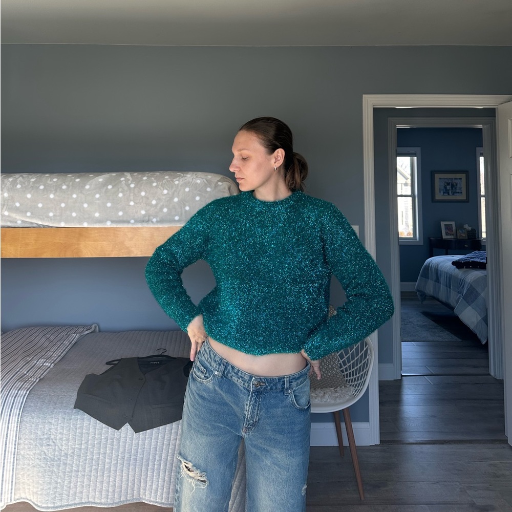 OYSHO SPARKLY SWEATER 🤩